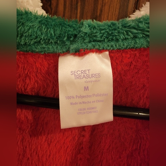 Zipup Christmas Elf PJ or party costume. - Picture 4 of 11